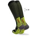 BIOTEX compression sock BLACK/LIME/GREEN