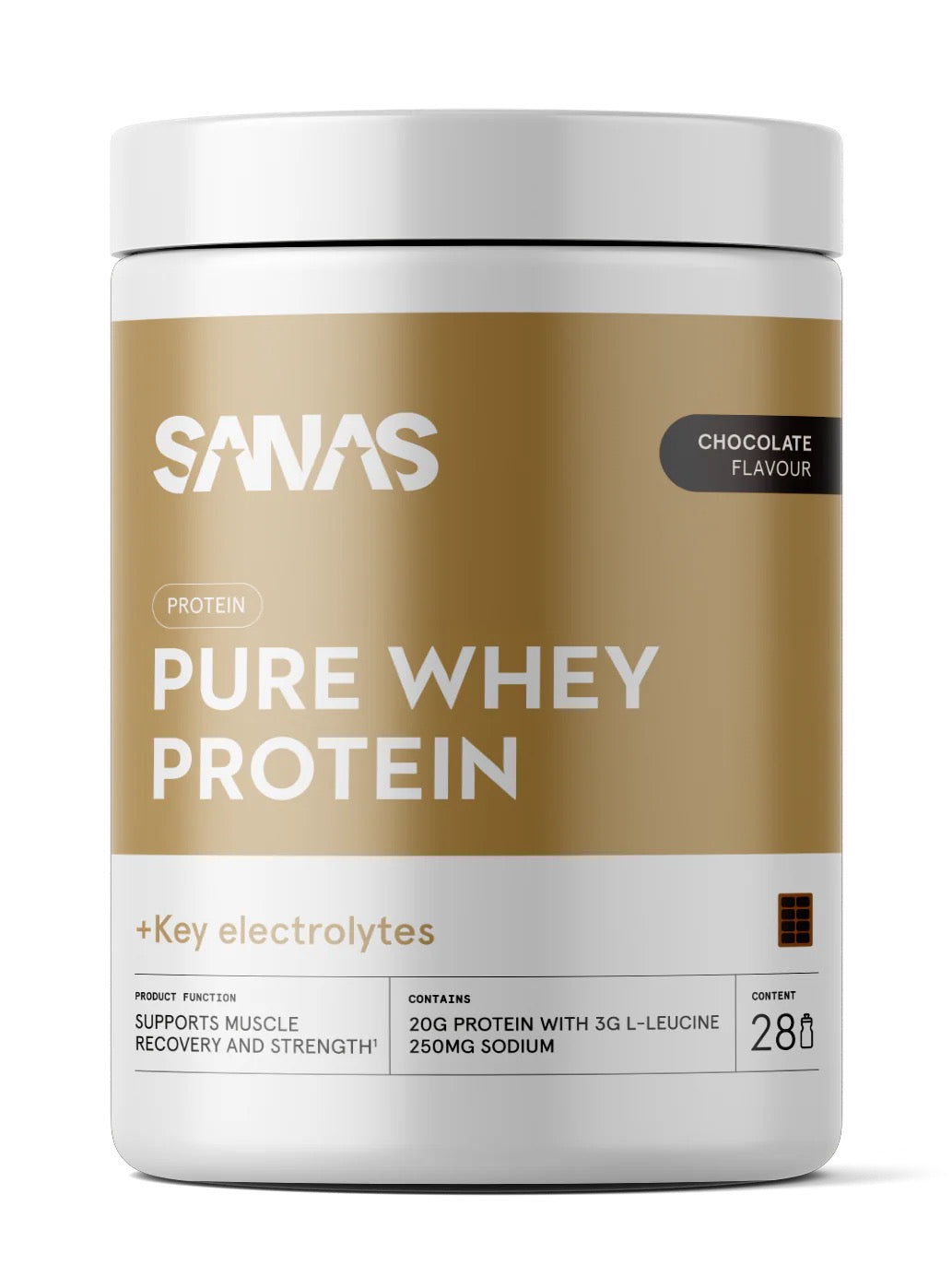 SANAS Pure Whey Protein chocolade