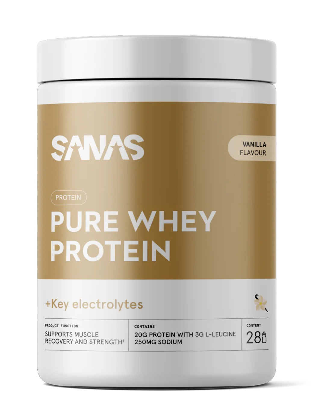 SANAS Pure Whey Protein Vanilla