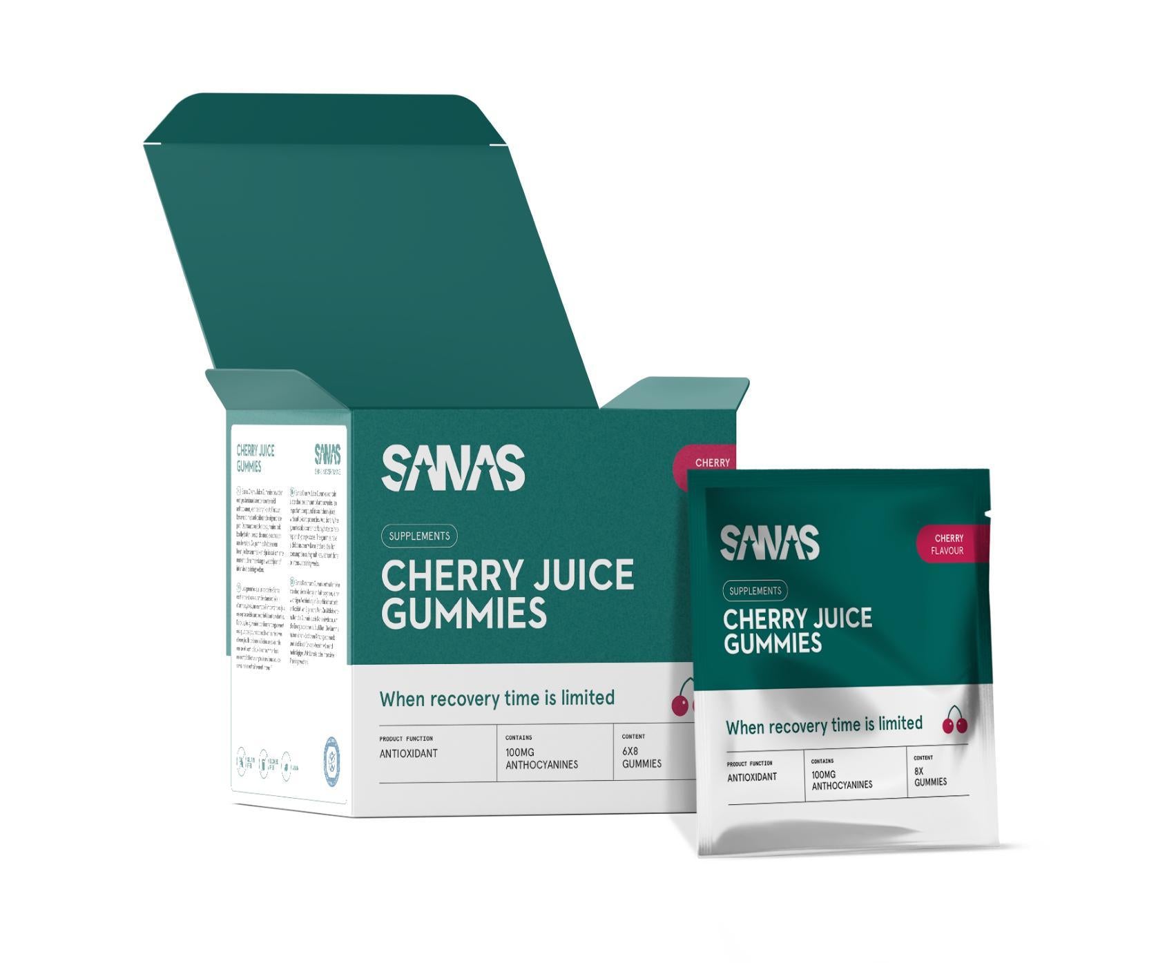 SANAS Cherry Juice Gummies (6zakjes)